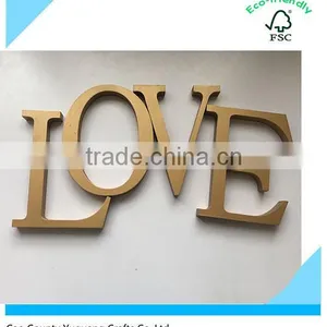 Freestanding Wooden Letter Golden Wooden Letter thumbnail-2