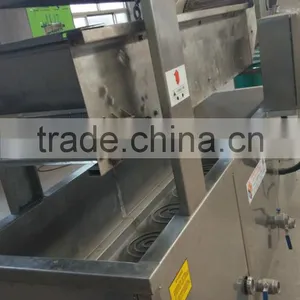 Chicken Steak Continuous Frying Machine With CE Export to Brazil, Columbia, Dubai, Pakistan, Jordan thumbnail-1