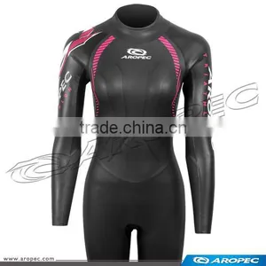 Aropec Flying Fish Lady 3 and 2mm Super Stretch Skin Neoprene Triathlon Fullsuit Wetsuit thumbnail-2