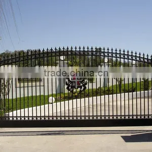 Metal Security Gate/ Used Metal Iron Garden Sliding Door Gate Design thumbnail-5