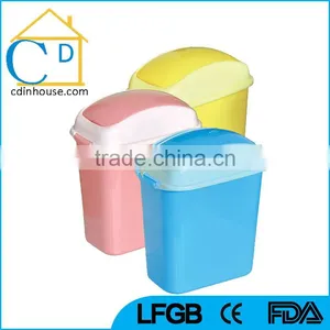 Houseware Open Top Customize Logo Plastic Wast Bin thumbnail-2