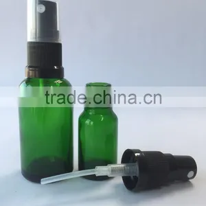 The New 50ml Green Glass Dispenser Bottle With 18/415 Plastic Pharmaceutical Mist Sprayer thumbnail-1