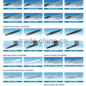 High Precision and Personal Care Stainless Steel Tweezers/straight Tweezers/curved Tweezers thumbnail-2