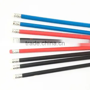 HB Pencil, 7" Black Lead Pencil With Eraser thumbnail-3