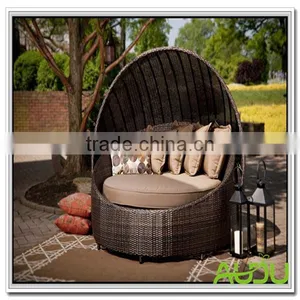Audu Chaise Lounge With Canopy,Large Chaise Lounge With All Cushion thumbnail-1