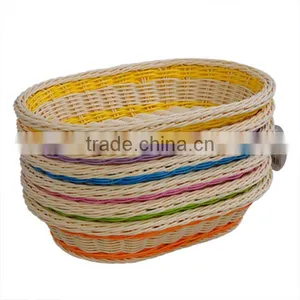 Eco-friendly Poly Rattan Sundries Basket Food Basket thumbnail-1