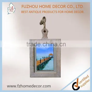 2017 Funny Shape Antique Double Glasses Wooden Photo Frame in Good Quality thumbnail-2