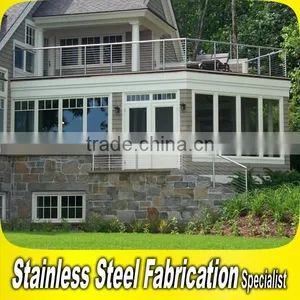 Durable Stainless Steel Exterior Glass Railing thumbnail-5