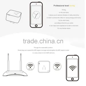 Portable Mini Power Bluetooth Wifi Wireless Wall Light American Standard Smart Plug Socket thumbnail-6