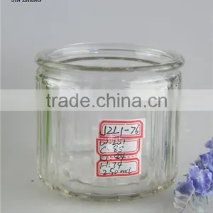 Clear Glass Candle Holder,candlestick Jar,glass Jar for Candle thumbnail-1