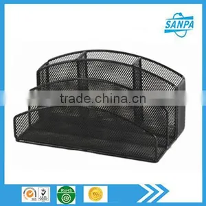 Promotion Product Modern Metal Mesh Wire Office Desk Stationery Organizer thumbnail-1