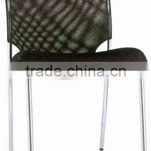 Stackable Chrome Finish Tubular Leg Church Chair thumbnail-1