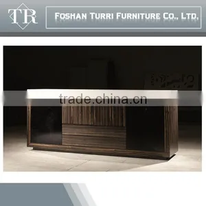 Modern Home Funiture Dining Room Wooden Sideboard With Marble Top thumbnail-3
