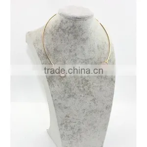 Hot Sale Fashion Druzy Necklace Turquoise Necklace With Natural Crystal thumbnail-1