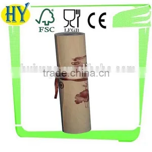 Unfinished Flexible Wooden Cylinder Box for Packing thumbnail-1