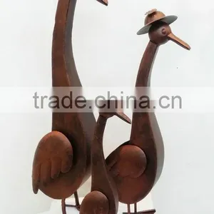 Animal Ornaments Metal Duck thumbnail-1