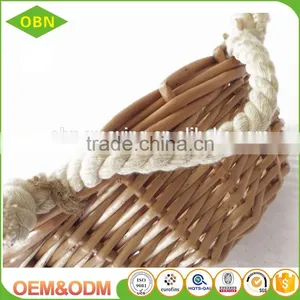 China Customized Cheap Decorative Stylish Christmas Empty Mini Gift Wicker Baskets Wholesale thumbnail-5