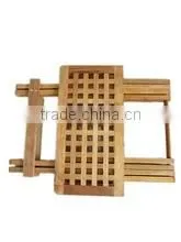 Hot Selling Wooden Folding Table Walnut Wood Oil Painted thumbnail-2