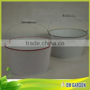 Waterproof Practical High Level White Indoor Hanging Plant Pots thumbnail-2