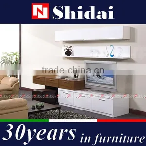 MDF White tv Console E-27S2 E-38B E-46 E-47 thumbnail-1