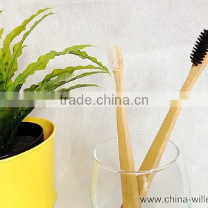 Natural Bamboo Toothbrush, Soft Bristle Toothbrush thumbnail-1