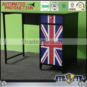 Metal Office Desk Modern Big Lots Computer Desk for Kids thumbnail-2