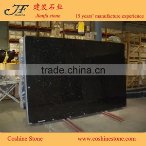Idian Black Galaxy Granite Gangsaw Big Slabs for Lowes Bathroom Countertops thumbnail-1