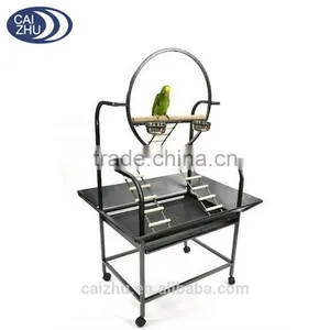 1.7m Steel Pet Bird Cockatoo Parrot Macaw Hanging Exercise Stand Perch Play Gym thumbnail-2