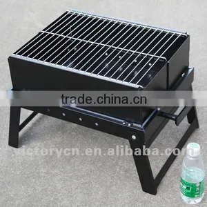 Folding Indoor and Outdoor Charcoal Bbq Grill thumbnail-2