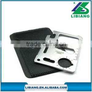 Wholesale Stainless Steel Emergency Survival Multifunction Credit Card Knife thumbnail-1