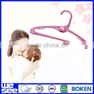 High Quality PP Plastic Baby Short Clothes Hangers thumbnail-3