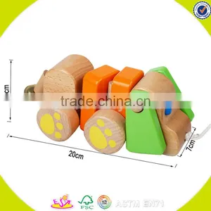 Wholesale Wooden Drag Kids Toys Most Popular Wooden Drag Kids Toys Funny Wooden Drag Kids Toys W05B103 thumbnail-4