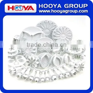 3 Pcs Veined Butterfly Cake Mold Sugarcraft Fondant Cookie Plunger Cutters Decorating Kit thumbnail-4