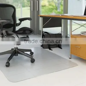 Polycarbonate Office Desk Chair Mat Lip * Hard Wood Floor PVC Free Computer Mat thumbnail-4