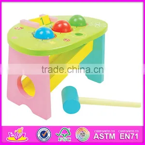 2016 Best Sale Kids Wooden Pounding Ball, Top Popular Wooden Pounding Ball W11G016 thumbnail-1