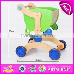 2016 New Design Wooden Baby Walker Toy,High Quality Wooden Baby Educational Walker Toy, 3 IN 1 Wooden Walker Toy W16A016 thumbnail-3