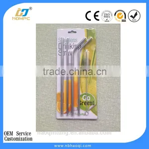 Stainless Steel Straws With Brush thumbnail-1