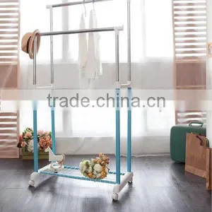 Modern Movable Adjustable Metal Clothes Drying Rack Stand thumbnail-2
