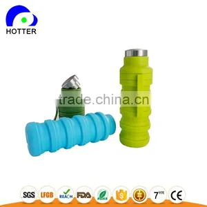 Amazon Hot Selling Collapsible Sports Travel Water Bottle thumbnail-1