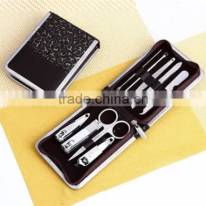 Home Use 9PCS High Quality Beauty Nail Care Nail Clippers Set Manicure Sets thumbnail-6