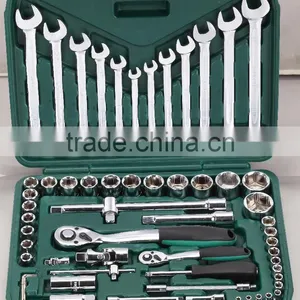 61pcs 1/4"&1/2"Dr.Socket Wrench Set thumbnail-1