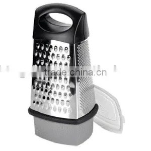538-80 4 Side Stainless Steel Grater With Bowl thumbnail-1