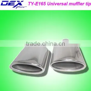 High Quality Auto Part Stainless Steel 304 Universal Exhaust Tip thumbnail-1