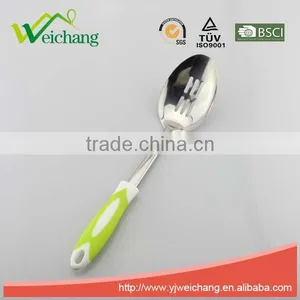 WCR129 Premium Stainless Steel Utensils SLOTTED SPOON Cooking Utensil Gadgets Set With TPR Handle thumbnail-1