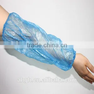 White Plastic Oversleeves/disposable pe Sleeve Cover,Cheap Disposable Waterproof PE Sleeve Cover thumbnail-4