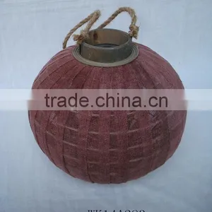 New Designed Bamboo Lantern With Colorful Cloth thumbnail-1