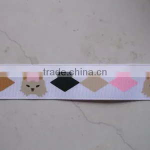 High Quality Custom Printed Grosgrain Ribbon With Logo thumbnail-5