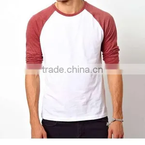 High Quality First Choice Man Cotton Raglan T Shirt OEM Manufacturer From VietNam thumbnail-1