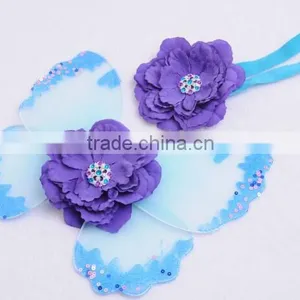 Infant Girl Photo Photography Props Newborn Baby Angel Wing With Headbands thumbnail-5