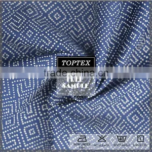 Hot Sell 100% Cotton Dyed Ground Printed Poplin Fabric thumbnail-1